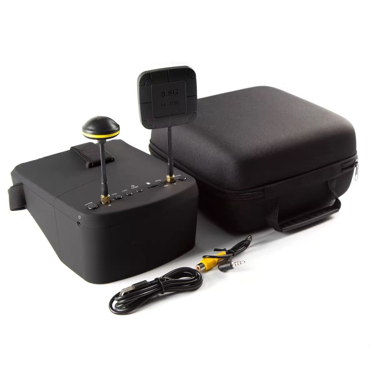 Drone Racing Goggles - EV800D FPV Goggles 5‑Inch Detachable Screen