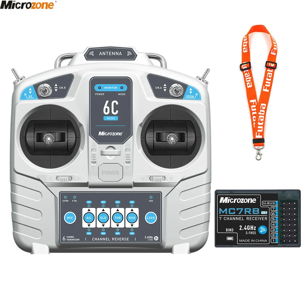 Drone Racing Receiver - MicroZone MC6C Mini V2 2.4G 6CH