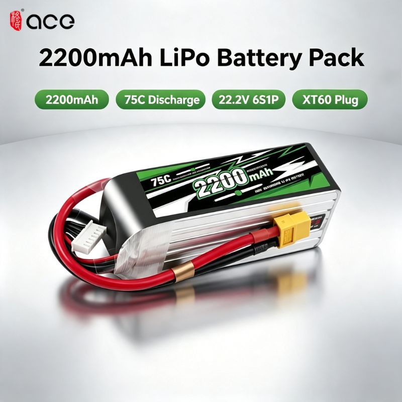 Drone Racing Battery - NEW Gens ACE 22.2V Lipo Battery