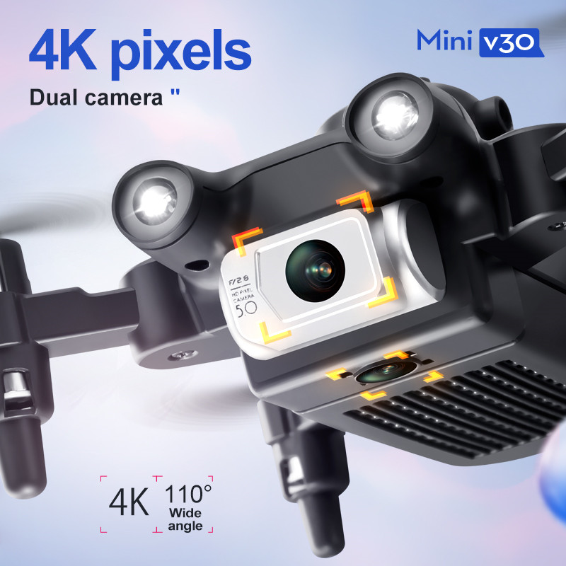 Mini V30 WiFi FPV Drone With 4 - đánh giá và giá Drone Racing Camera