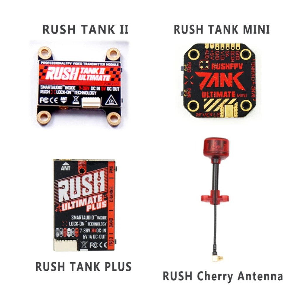 RUSH TANK Ultimate II/Mini/PLU - đánh giá và giá Drone Racing Frame