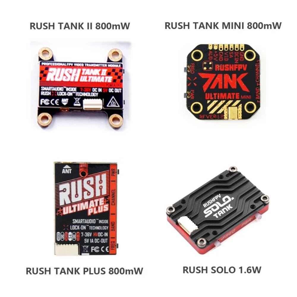 RUSH TANK Ultimate II/Mini/PLU - đánh giá và giá Drone Racing Frame
